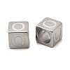 304 Stainless Steel European Beads STAS-D382-02O-P-1