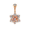 1Pc 304 Stainless Steel Belly Rings WGAC86E-05-2