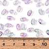 Baking Paint Transparent Glass Beads DGLA-T004-06C-4