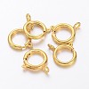 Brass Spring Ring Clasps LS-KK-H419-G-1