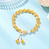 4Pcs Cat Eye Beads Stretch Bracelets for Women BJEW-TA00691-4