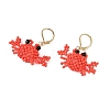 Glass Seed Bead Leverback Dangle Earrings EJEW-MZ00771-4