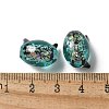 Handmade Foil Lampwork Beads Strands FOIL-Z001-04H-4