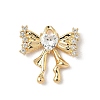 Brass Micro Pave Cubic Zirconia Pendants KK-S531-08G-A-1