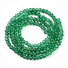 Glass Beads Strands EGLA-A034-T6mm-D18-2