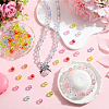 200Pcs Transparent Acrylic Beads MACR-SP0001-18-4