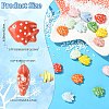 18Pcs 9 Colors Handmade Porcelain Beads PORC-CJ0001-49-2