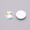 Acrylic Faceted Cabochons OACR-WH0025-11A-1