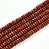 Natural Red Jasper Beads Strands G-T141-62-4