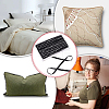 50 Yards Polyester Chenille Furry Braided Lip Cord Trim OCOR-WH0070-154A-6