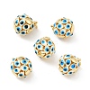 Brass Enamel Charms FIND-A009-01B-1