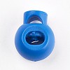 Plastic Iron Spring Cord Locks LS-X-FIND-WH0017-06-1