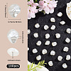 100Pcs ABS Plastic Imitation Pearl Beads OACR-LT0001-09-2