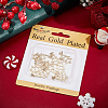 10Pcs Christmas Theme Brass Pendants KK-BBC0014-98-6