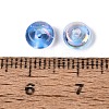 Baking Paint Electroplate Transparent Glass Beads EGLA-Q141-01A-A07-3
