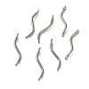 Non-Tarnish 304 Stainless Steel Links Connector Charms X-STAS-Q323-13P-1