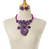 Alloy Aluminum and Acrylic Resin Jewelry Sets FS-WGFFF05-01-1