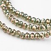Electroplate Glass Beads Strands EGLA-P018-2mm-FR-B08-1