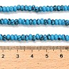 Synthetic Turquoise Beads Strands G-L635-A10-4x2mm-01-6