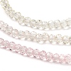 Transparent Painted Glass Beads Strands LS-DGLA-A034-T1mm-A25-4
