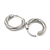 316 Surgical Stainless Steel Hoop Earrings EJEW-D096-11C-AS-2