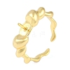 Brass Cuff Finger Ring Settings LS-KK-L219-15C-G-1