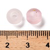 Frosted Transparent Acrylic Beads OACR-F013-13B-3