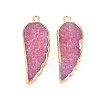 Natural Agate Pendants G-N326-127-B01-2