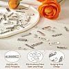 200Pcs 10 Style Tibetan Style Alloy Pendants TIBEP-FW0001-03-5