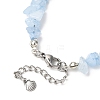Printed Alloy Butterfly Charm Bracelets BJEW-JB12404-03-4