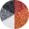 SUPERFINDINGS 4800Pcs 6 colors PE DIY Melty Beads Fuse Beads Refills DIY-FH0002-55-1