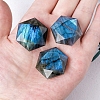 Natural Labradorite Carved Healing Star of David Ornaments PW-WG41086-01-4