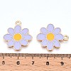 Alloy Enamel Pendants ENAM-N056-435-3