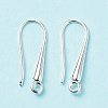 Eco-Friendly Brass Earring Hooks Findings LS-KK-M157-03S-RS-2
