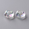 Transparent Acrylic European Beads X-TACR-S156-013-3