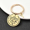 Valentine's Day Brass & 201 Stainless Steel Keychain KEYC-YW00097-25-1