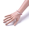 Plastic Imitation Pearl Stretch Bracelets and Necklace Jewelry Sets SJEW-JS01053-03-9