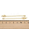 Brass Micro Pave Cubic Zirconia Ends with Chain KK-H480-59G-3