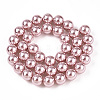 Glass Pearl Beads Strands HY-G002-01E-05-5