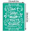 Self-Adhesive Silk Screen Printing Stencils DIY-WH0531-002-2