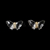 Plating Transparent Acrylic Beads LS-OACR-G016-12-3