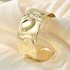 Hammered Brass Cuff Open Bangles BJEW-M060-02G-5