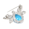 Alloy Rhinestone Lapel Pin Brooches for Backpack Clothes RB-CBA2419-01P-2