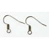 Brass Earring Hooks X-KK-Q367-P-1