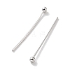 Rhodium Plated 925 Sterling Silver Ball Head Pins STER-M117-05C-P-2