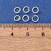 Brass Open Jump Rings KK-G604-08S-16-3