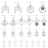 316 Surgical Stainless Steel Hook Earrings EJEW-UN00013-1