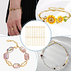24 Sets Long-Lasting Plated Brass Chain Extender KK-UN0002-51-6