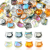 40Pcs 8 Colors Electroplate Glass Beads FIND-FS0002-80-1