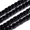 Natural Black Onyx Beads Strands G-L553-05B-1